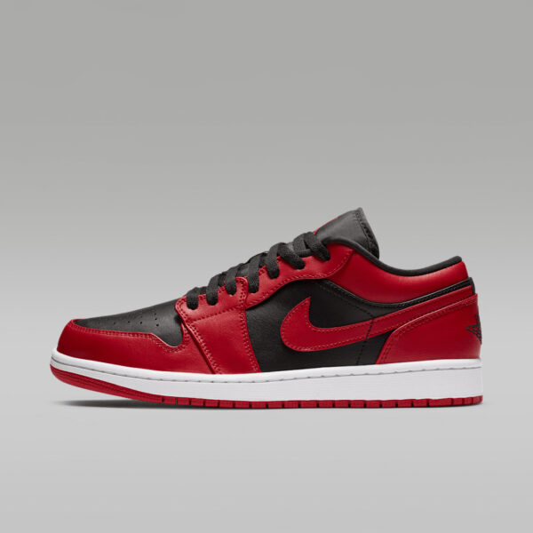 Buty Air Jordan 1 Low 553558-606 Czarno-Czerwone