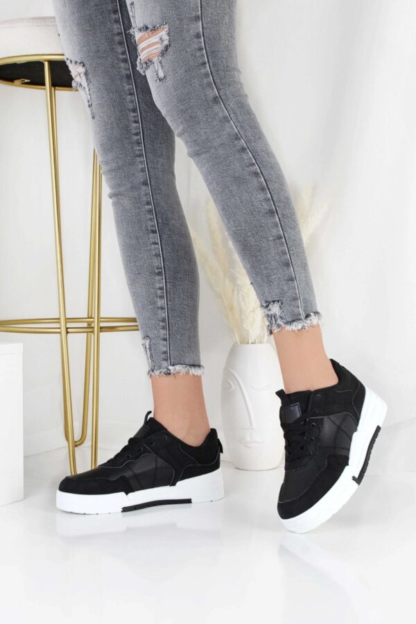 Damskie sneakersy czarne