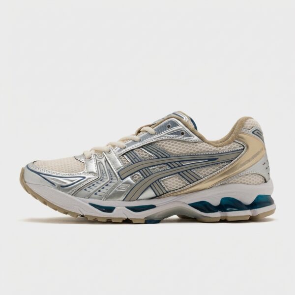 Buty Asics GEL-KAYANO 14 1201A019-105 Kremowo-Srebrne