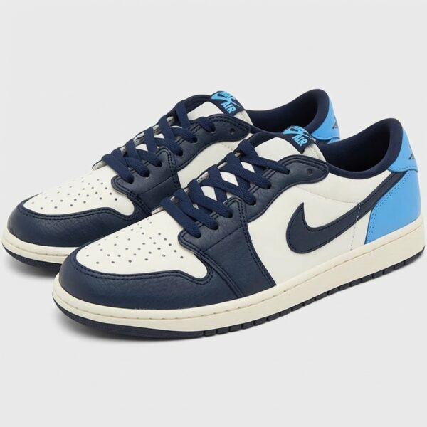 Buty Nike Air Jordan 1 Retro Low OG Obsidian UNC CZ0858-400 Granatowo-Biało-Błękitne