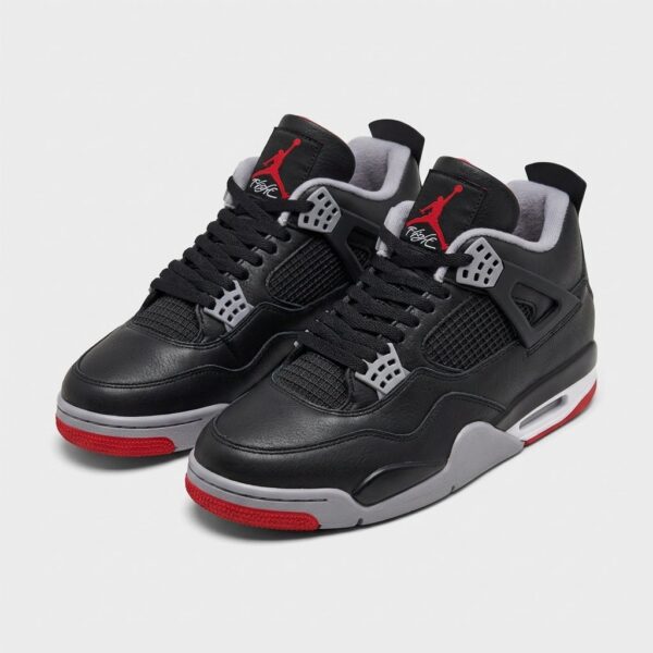 Buty Nike Air Jordan 4 Retro Bred Reimagined FV5029-006 Czarno-Czerwono-Szare