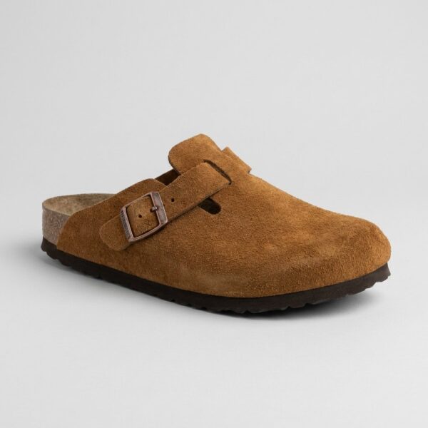 Klapki Birkenstock Boston SFB 1009543 Brązowe